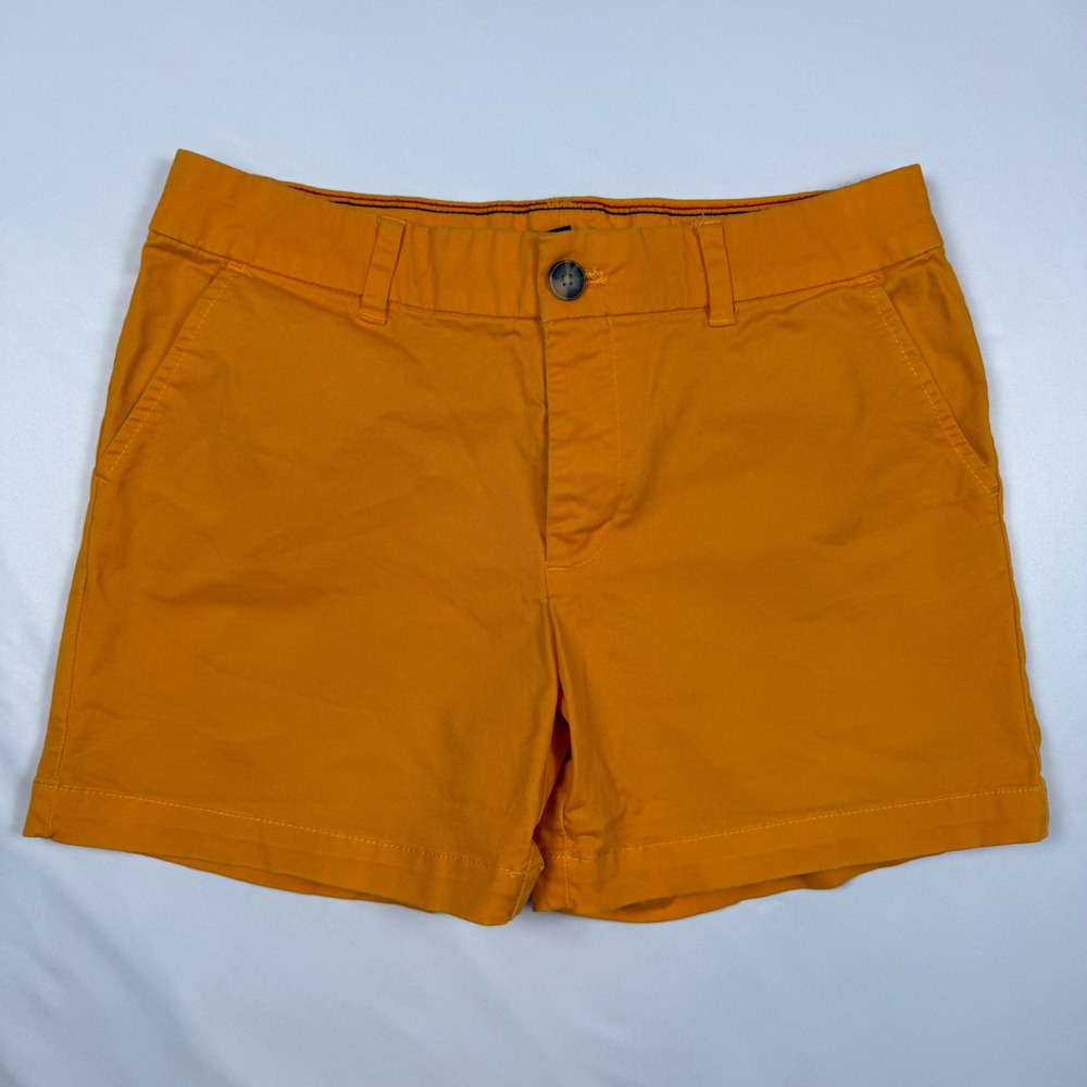 Tommy Hilfiger Classic Stretch Shorts Womens 4 Orange 5 Inch Inseam Chino
